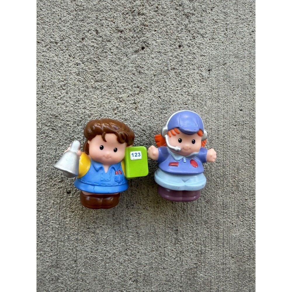 Fisher Price Little People TEACHER SCHOOL LADY WOMAN 2010 And Pilot 2008